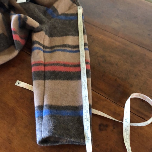 Banana Republic Factory Striped Shawl Collar Coat PM - Picture 6 of 10